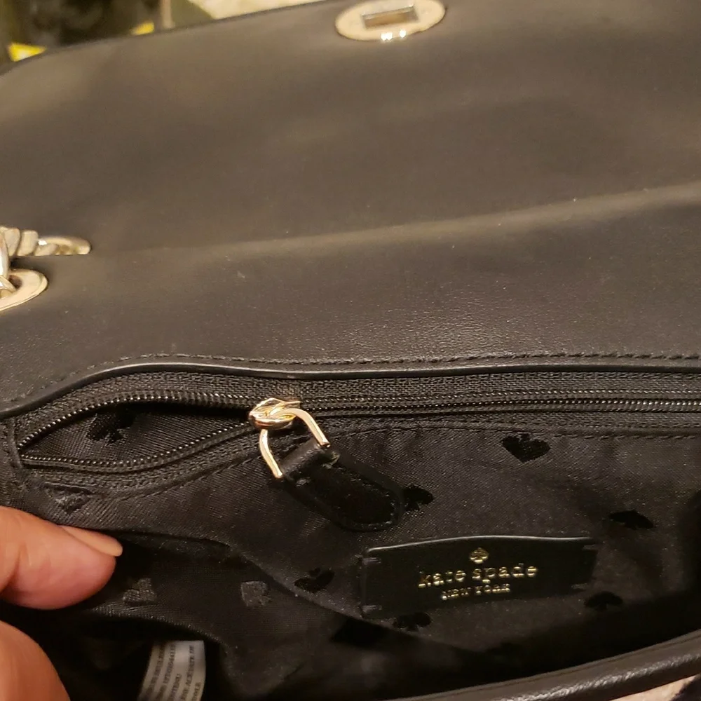Kate Spade White and Black Polka Dot Crossbody Bag - Picture 13 of 13